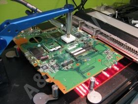 A&D Serwis naprawa notebooków Acer, lutowanie komponentu BGA.